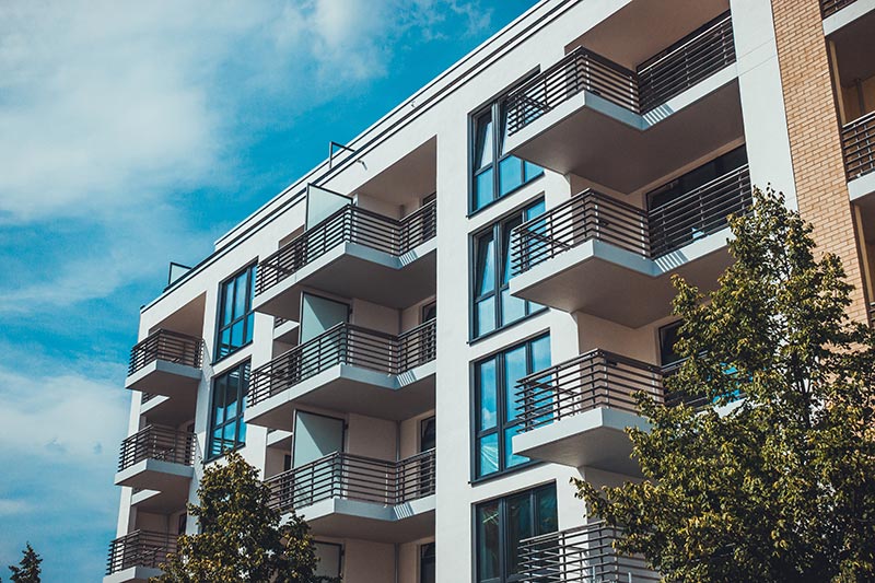 apartment building complex